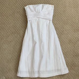 White House Black Market Strapless Dress 0